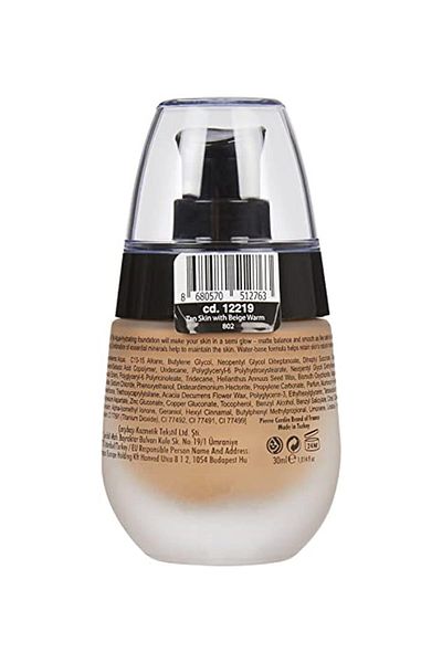 Pierre Cardin Aqua Wow Mineral Water Based Foundation Tan Skin With Beige Warm