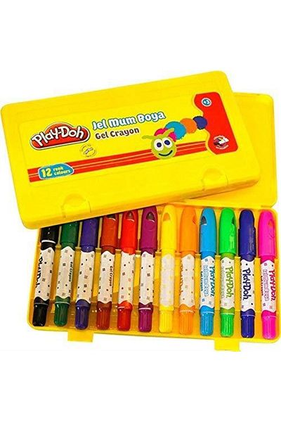 Play Doh Play-doh Crayon Crayon Gel 12 Colors Pp Box Cr014