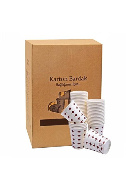 Genel Markalar Kağıt Karton Bardak Tek Kullanımlık Çay Kahve Bardağı - 7 Oz -...