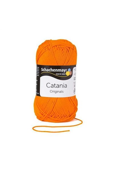 Schachenmayr Originals 281 - Amigurimi Summer Knitting, 100% Cotton, Orange 281