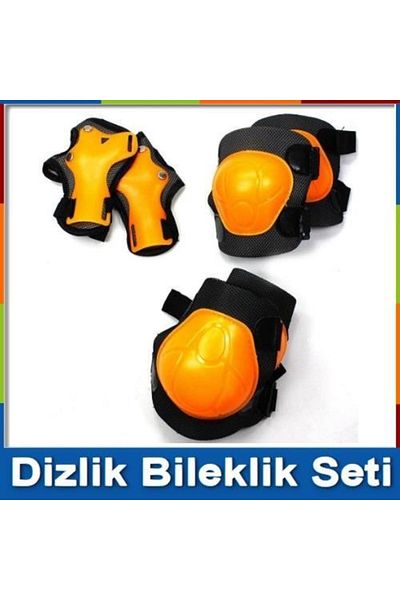 Yetkin Home Bicycle Knee Pad and Wristband Protection Set - Skate Skateboard