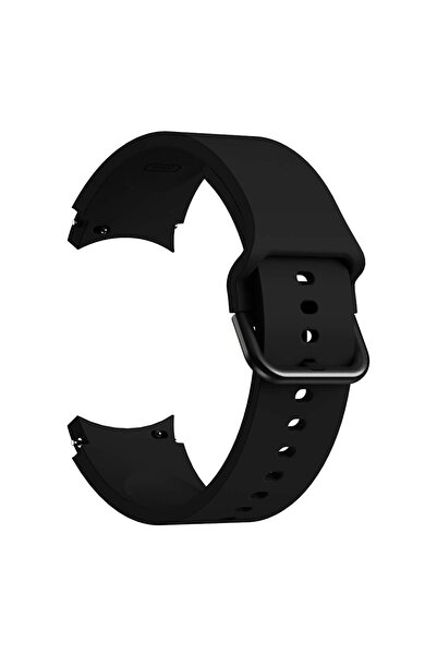 Microsonic Samsung Galaxy Watch 5 40mm Kordon Solid Silicone Band Siyah