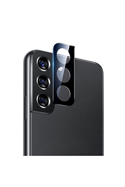 Microsonic Samsung Galaxy S22 Plus  Uyumlu Kamera Lens Koruma Camı V2 Siyah