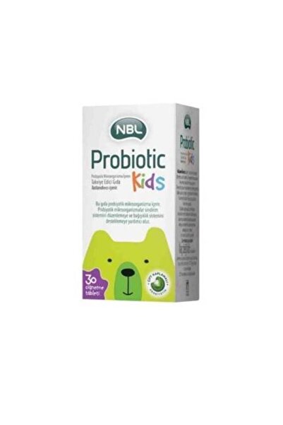 NBL Probiotic Kids 30 Çiğneme Tableti