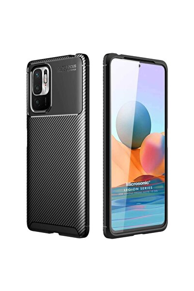 Microsonic Xiaomi Redmi Note 10 5g Uyumlu Kılıf Legion Series Siyah