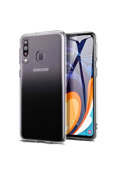 Microsonic Samsung Galaxy M40 Kılıf Transparent Soft Beyaz