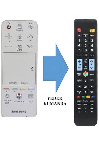 ATAELEKTRONİK Samsung Tüm Modeller Akilli Kumanda Bn59-01220d Ti?zen J Seri?si? Yedek Kumanda 1078