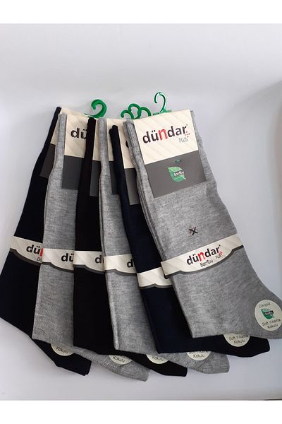 Dündar Ανδρικές κάλτσες Bamboo Seamless 6 Pack Soft Wash Φυσικό Αρωματικό
