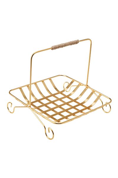 Emsan Line Straw Handle Plate Gold