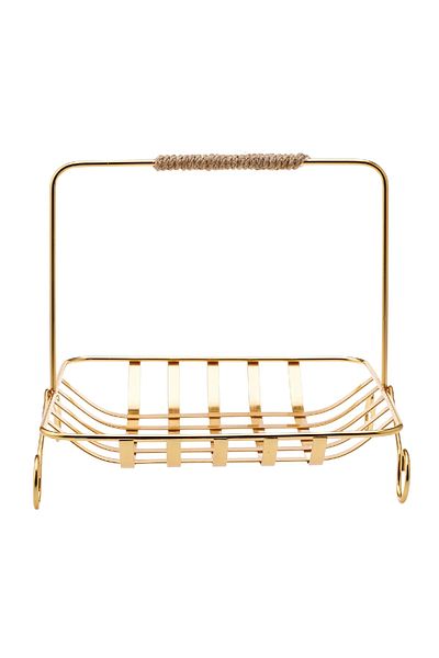 Emsan Line Straw Handle Plate Gold