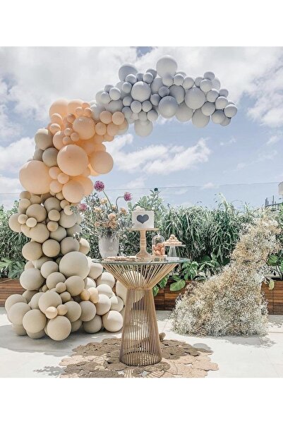 Çemrek Süs Parti مجموعة سلسلة بالونات ريترو سي ساند سمك السلمون العاصفة الزرق...