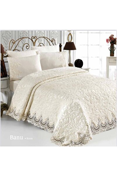 GOLDEN HOME Dantelli Battaniye Seti 6 Parça