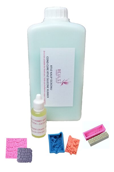 BEULSI Rtv2 Kalıp Silikonu Yeşil Renk 1 Kg 1. Sınıf A Kalite