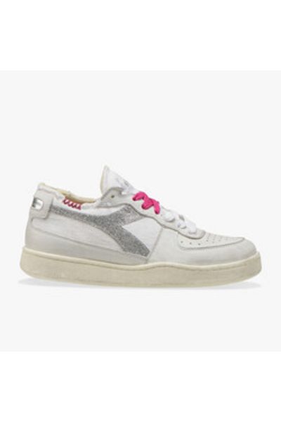 Diadora Pantofi casual pentru femei Dıadora Mi Basket Row Cut Canvas Gri -201.177144-c1639
