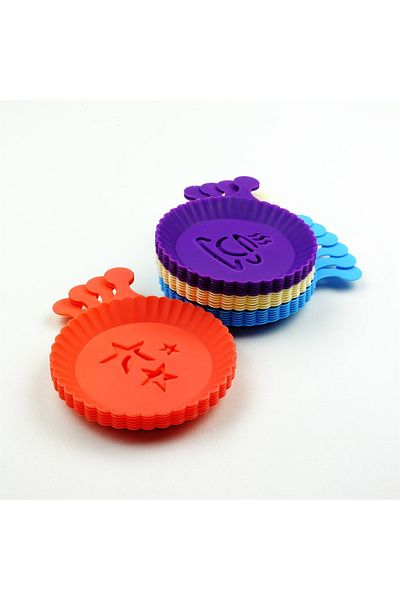 İndiriminVar 4pcs Plastic Coffee Decoration Decoration Template Set - For Cafes