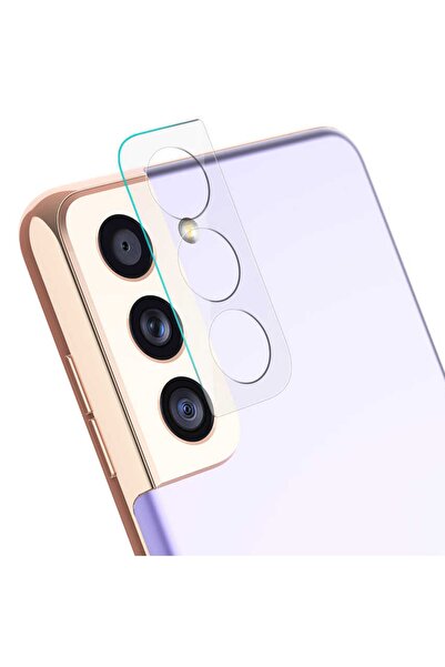 Coverzone Galaxy S22 Uyumlu Kamera Lens Koruyucu Temperli Cam Şeffaf