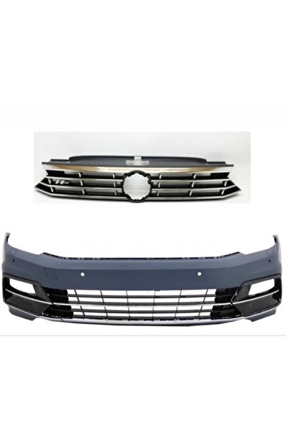 OLED GARAJ Volkswagen Passat  İçin Uyumlu B8 R-Line Ön Tampon & Panjur Set 2015+