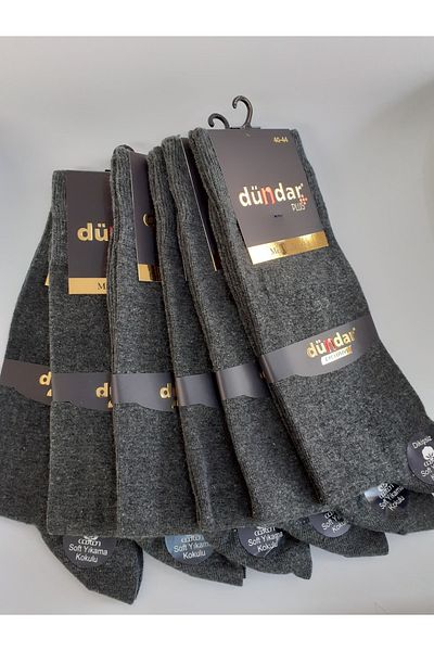 Dündar Men's Socks Seamless Cotton 6 Pack Soft Washable Natural Perfume Scented