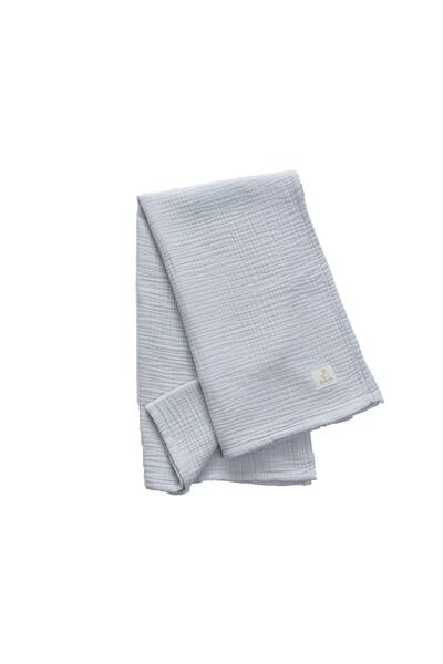Waffle Grey 4 Katlı Müslin Battaniye