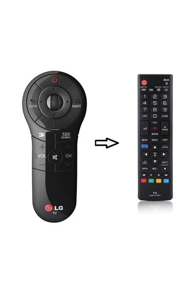 ATAELEKTRONİK Lg Tüm Modeller Sihirli Air Aır Kumanda Yerine Uyumlu Tuşlu Mod...