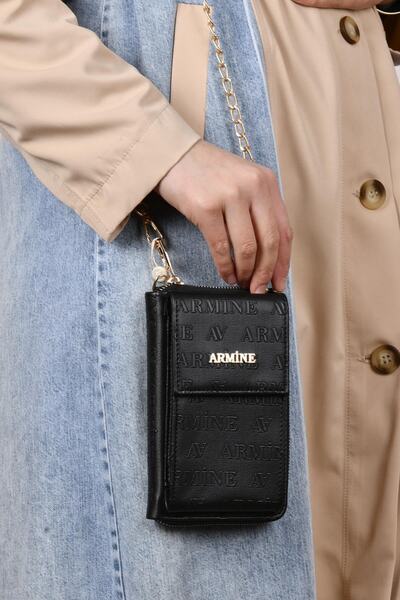 Armine 22yd265 Kadın Siyah Cüzdan Çanta