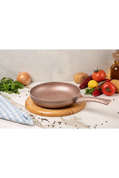MEŞELER Granite 18 Cm Pan Rose