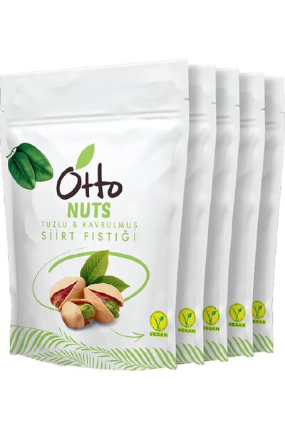 Otto Nuts Vegan Kavrulmuş Siirt Fıstığı 5 X 150 gr