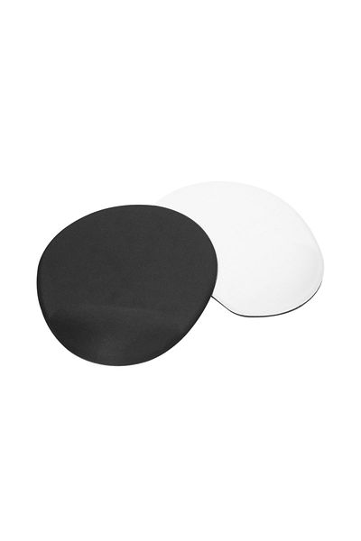 newdaki سوار كمبيوتر محمول باللونين الأسود والأبيض يدعم لوحة ماوس بصرية مريحة بحجم 19x23 سم