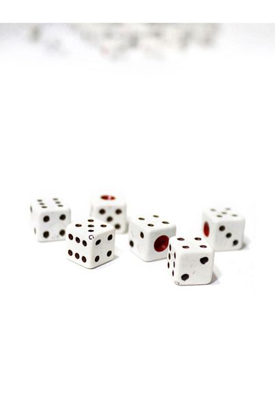reklambalaj Backgammon Game Dice Set 6 Pieces