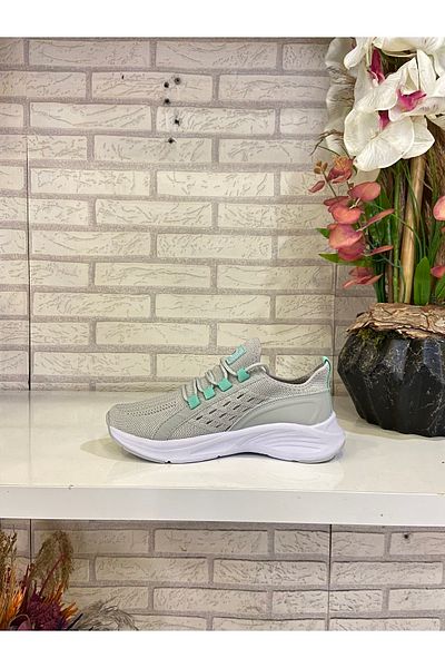 M.P. Mp 2390 Gray Green Orthopedic Women's Sports Shoes