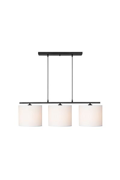 Tuğbasan Medusa 3-Piece White Chandelier Row Set