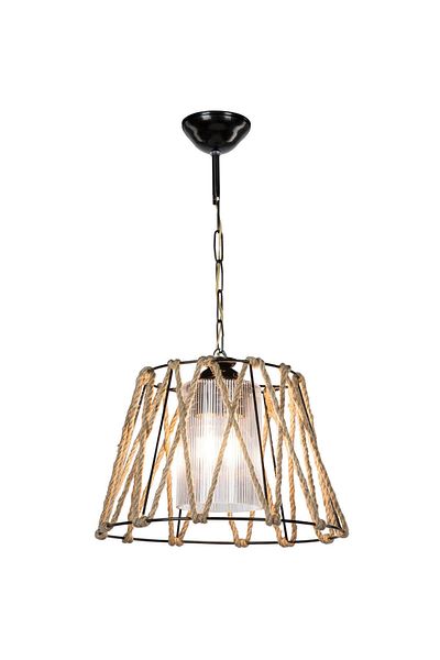 Tuğbasan Planet Single Optical Transparent Glass Chandelier