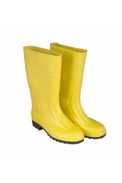 bym yapı PVC Long Yellow Work Boots