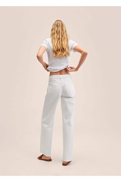 MANGO Woman Orta Bel Wide-leg Jean
