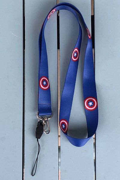 PrimeShoping Captain America Neck Hanging Card Holder
