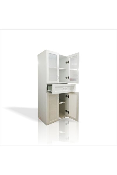 M3DECORİUM Çadır Muayenehane Hastane Klinik Için Suya Kire Dayanıklı Plastik Dolap