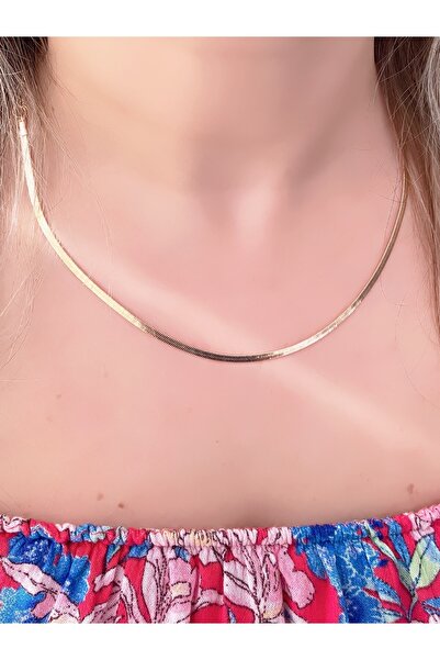 Jack Ferrero Kadın Altın Kaplama Kolye Renk Atmaz Faturalı Garantili