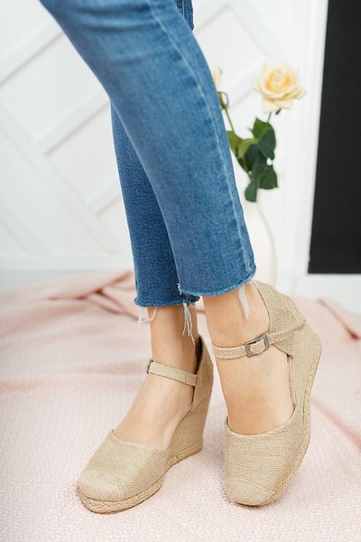 Moda Değirmeni Women's Wedge Heeled Shoes Md1013-120-0004