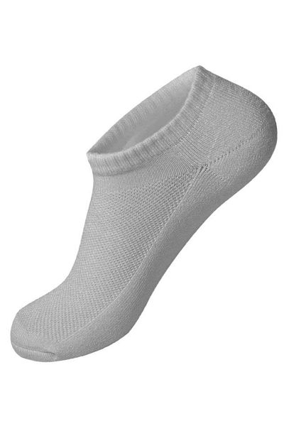 SOYTEMİZ Unisex Βαμβακερά Αόρατα Αθλητικά Αθλητικά Κάλτσες Γκρι 12 Ζεύγη