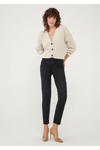 Trn JNS Pantaloni Lola Skinny Cut Mom Jean - Decolorat