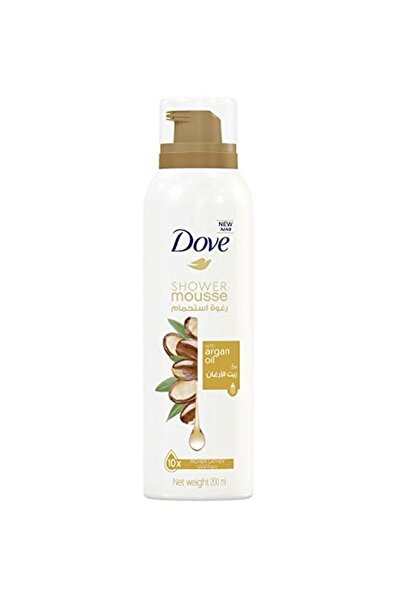 Dove Argan Yağı Köpük Duş Jeli 10 Kat Daha Yoğun Köpüğe Sahip Kremsi Formül 200 Ml