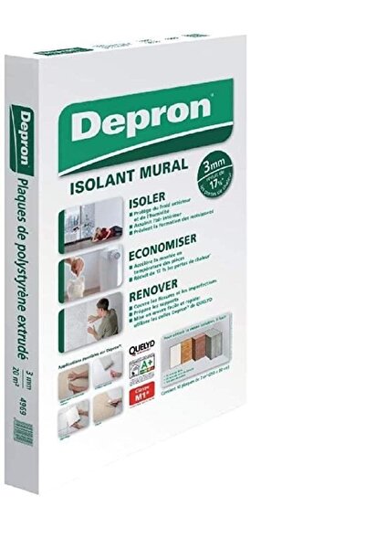 depron G3-3 Mm Yalıtım Malzemesi Levha 80 X 125 Cm 10'lu