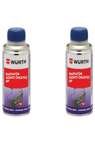 Würth 2 Adet! Radyatör Sızıntı Önleyici Tıkayıcı Hp 150 Ml