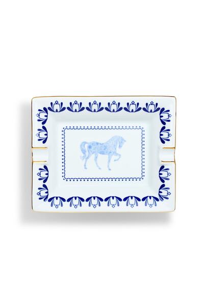 SOMEHOMEİSTANBUL Horse Luck Collection Blue Kül Tablası