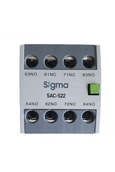 Sigma Sac-4s22 Kontaktör Yardımcı Kontak Bloğu 2no+2nc