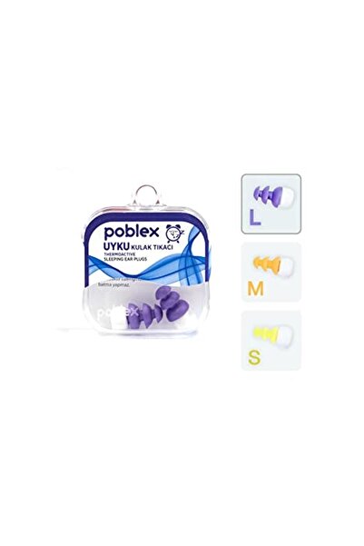 Poblex Uyku Kulak Tıkacı - L(büyük Boy)