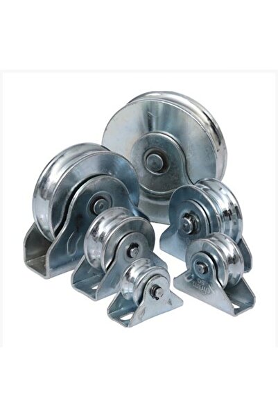 Genel Markalar Çelik Ray Kepli Makara 70 Mm Demir Kapı Tekeri