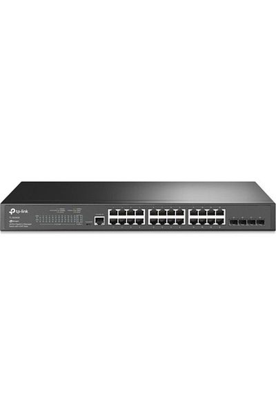 TP-LINK Tl-sg3428 24 منفذ 10-100-1000 محول 4 منافذ Sfp L2 حامل حامل فولاذي