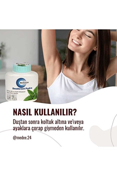 MeDee24 Ter Kokusu Önleyici Pudra