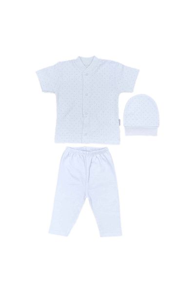Sebi Baby Dot Polka Dot Short Sleeve Pajama Set 2264